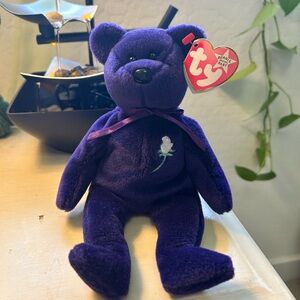 (RARE P.V.C) Ty Princess Bear